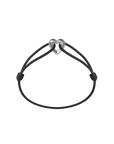 Silver Heart Cord Bracelet