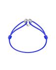 Silver Heart Cord Bracelet