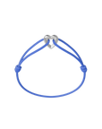 Silver Heart Cord Bracelet