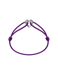 Silver Heart Cord Bracelet