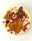Handmade Giant Mendiants in White Chocolate