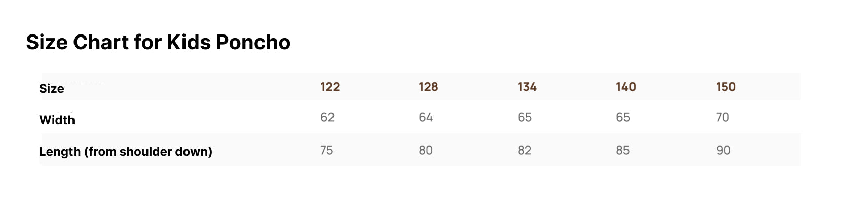 Short Sleeve Koala Poncho for Kids