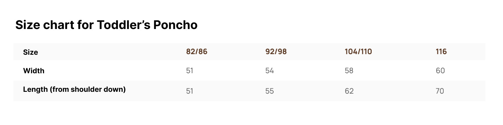 Bamboo Terry Hooded Kids Poncho with Pockets