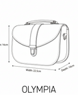 Olympia Handmade Leather Bag - Marsala Red