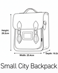 Handmade Leather City Backpack - British Edit
