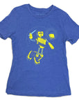 Slam Dunk Womens T Shirt Royal Blue