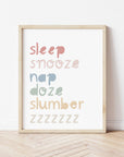 Sleep Snooze Print