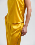 Aurelie Honeybee Silk Trouser