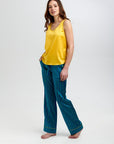 Poppy Rainforest Stripe Silk Trouser