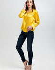 Aurelie Honeybee Silk Shirt