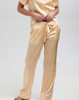 Poppy Lemonade Stripe Silk Trouser