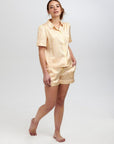 Rosie Lemonade Stripe Silk Short