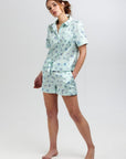 Rosie Glacier Butterfly Silk Short