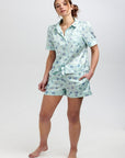 Rosie Glacier Butterfly Silk Short