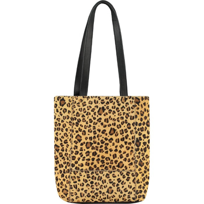 Animal Print Bow Leather Tote – Chic &amp; Spacious Urban Style by Emmas Bags at brixbailey.com