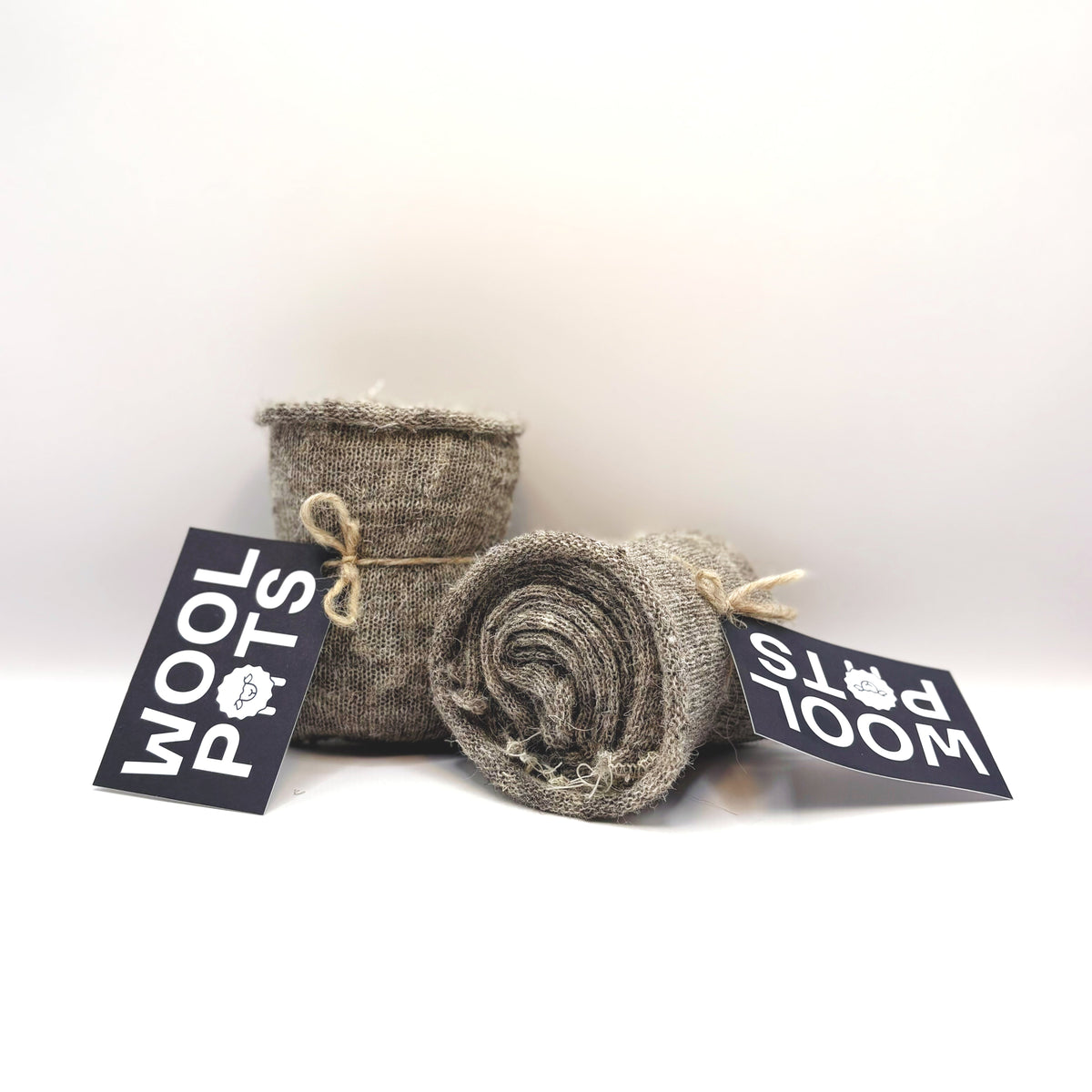 Biodegradable Pack Of 20 Small Wool Pots