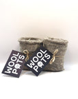 Biodegradable Pack Of 20 Small Wool Pots