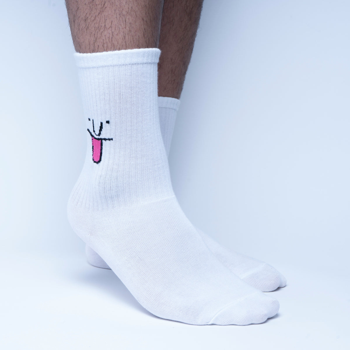 Luxury smiley face socks pack of 4, premium cotton blend, stylish and comfortable, EU sizes 36-41, UK sizes 3-7 by Body and I at brixbailey.com