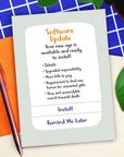 Software Update Birthday Card