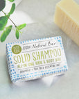 Lavender and Tea Tree 100% Natural Vegan Plastic-free Solid Shampoo