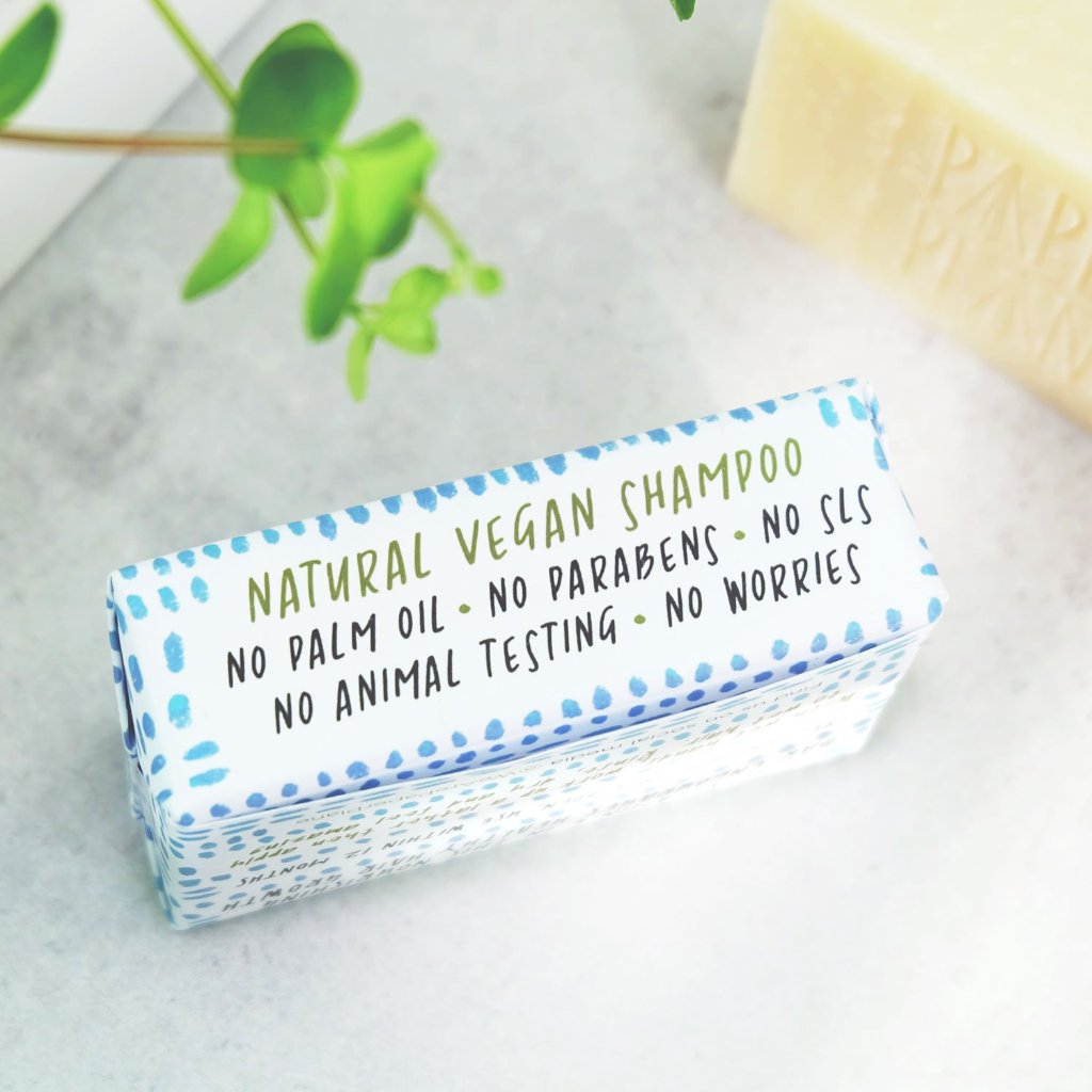 Lavender and Tea Tree 100% Natural Vegan Plastic-free Solid Shampoo