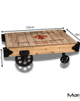 Sonala Rustic Railway Coffee Table