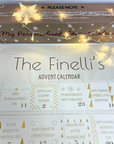 Personalised Christmas Hits Advent Calendar Countdown - Christmas songs advent calendar for kids