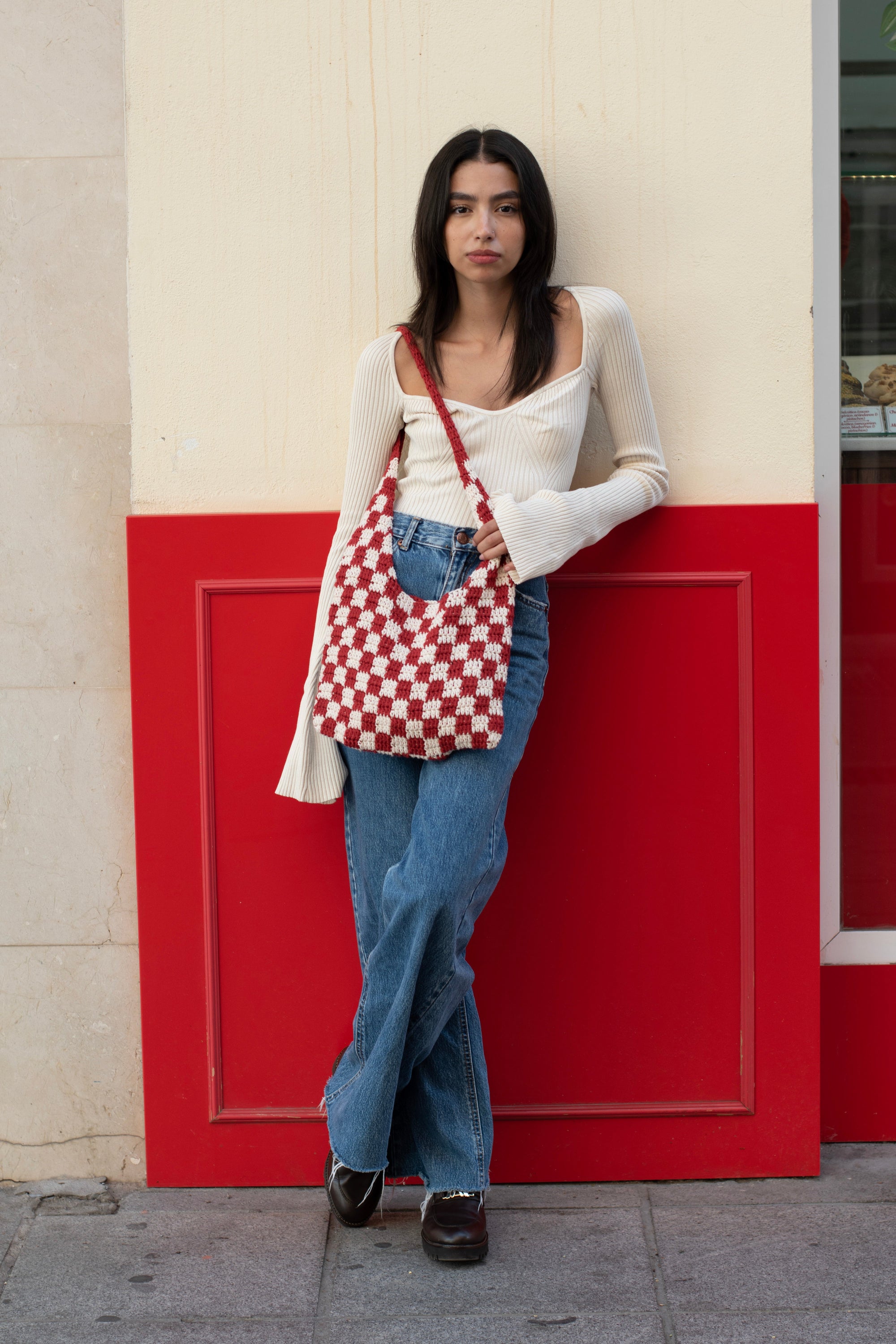 Hand-Made Crochet Cotton Tote Bag - Eco-Friendly &amp; Sustainable Fashion by Sook Stainable at brixbailey.com