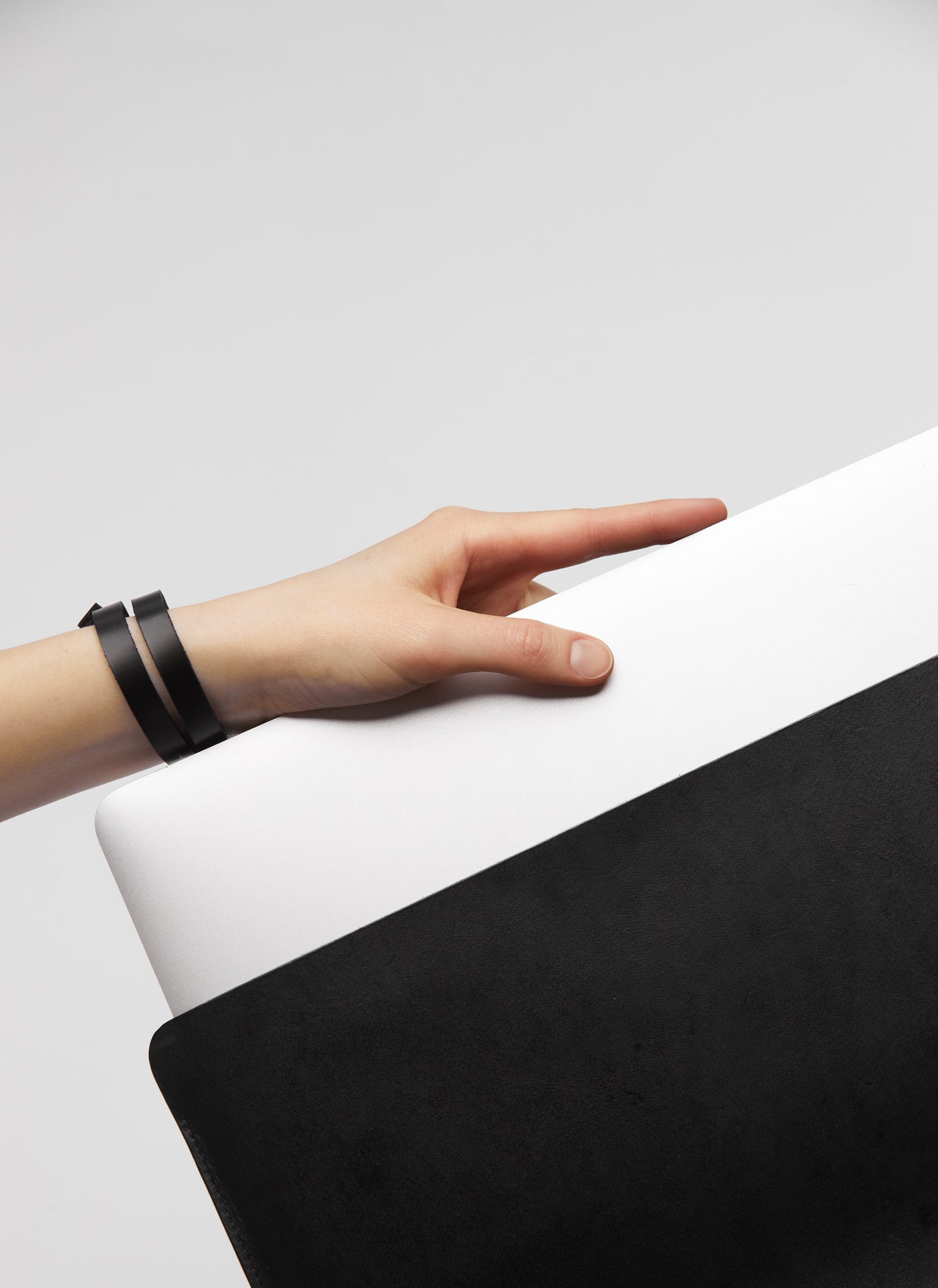 Handmade Leather Laptop Sleeve - Elegant &amp; Eco-Friendly Protection by Stella Soomlais at brixbailey.com