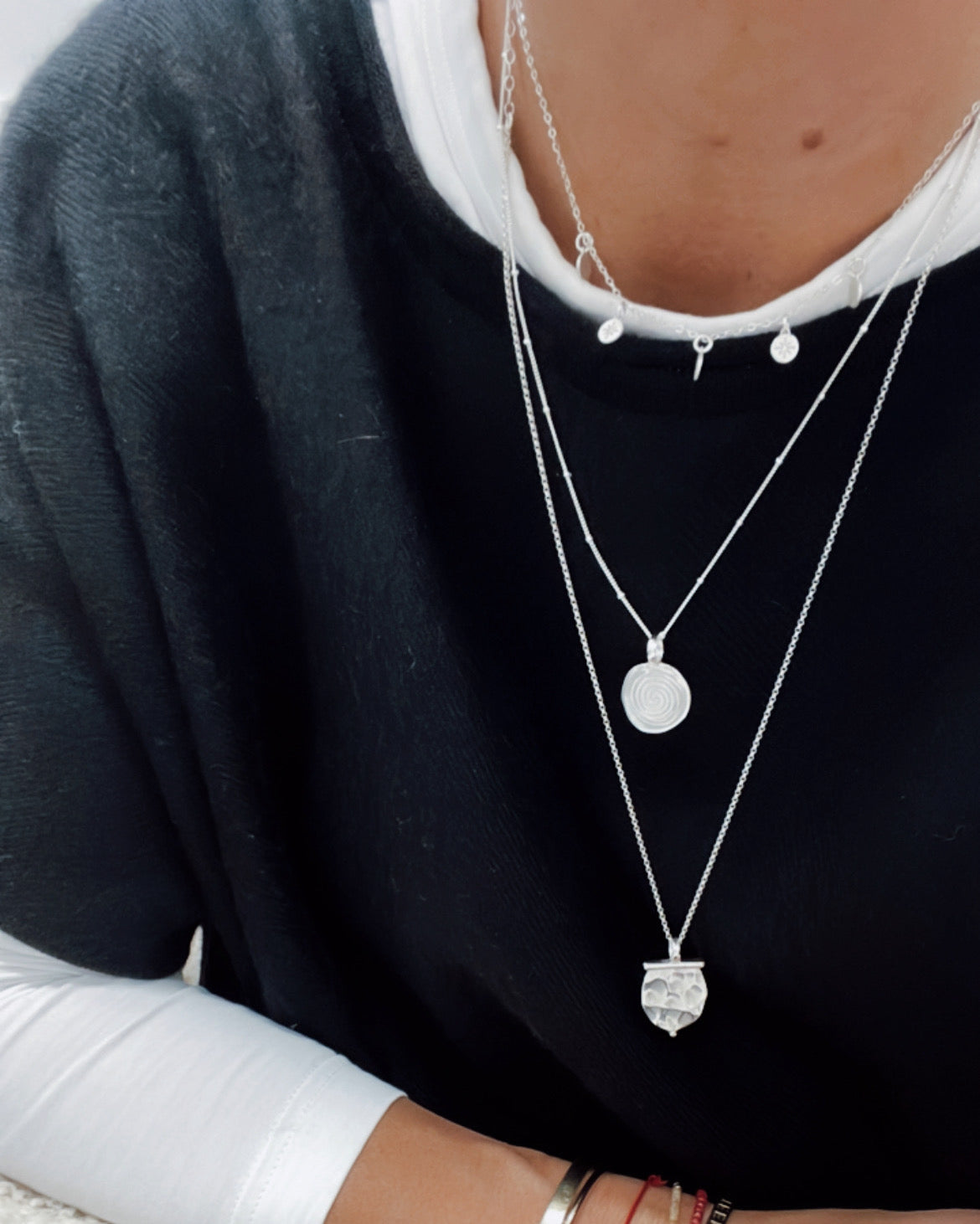 Stargazer Silver Choker Necklace