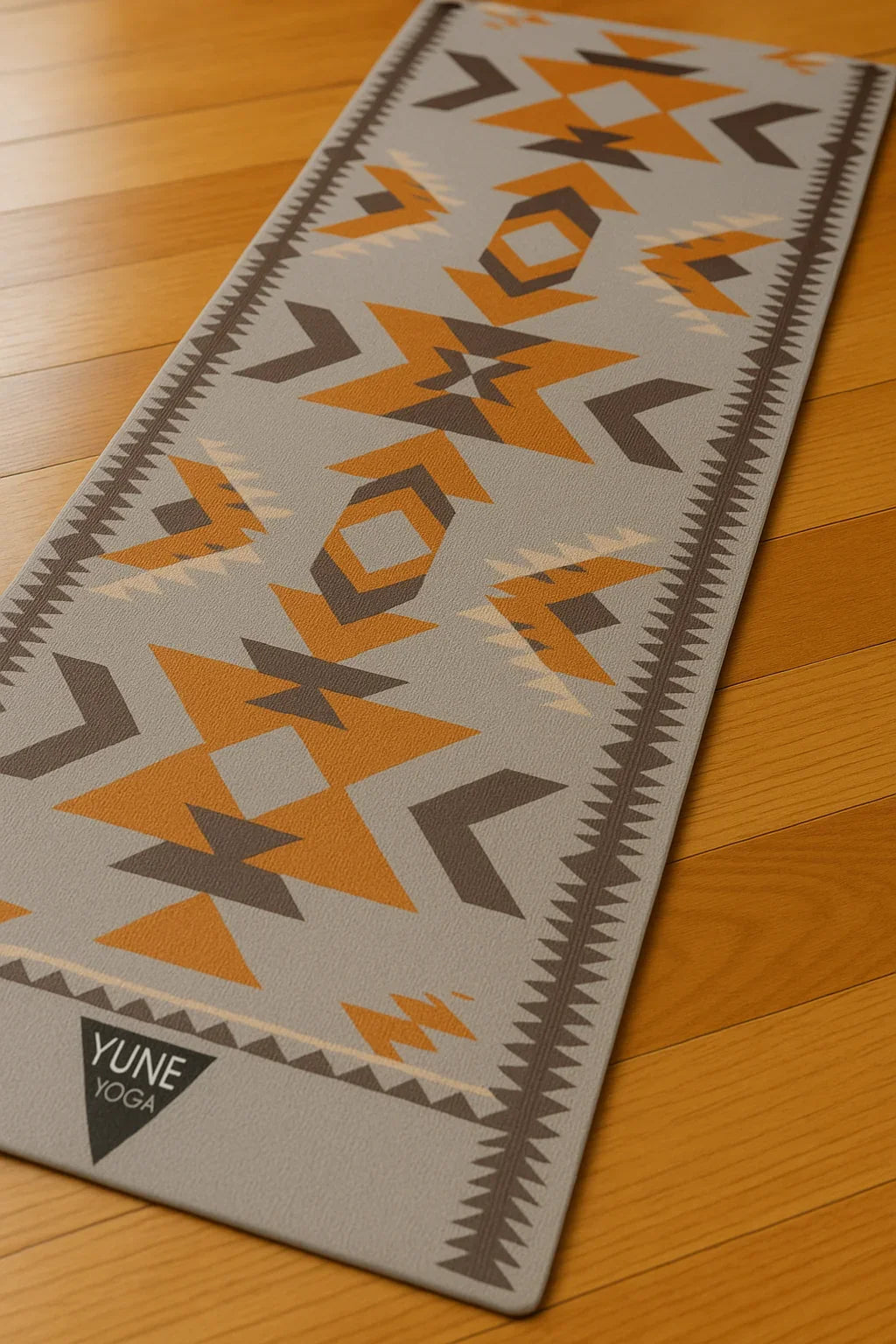 Teton Canyon Yoga Mat – 6 mm Extra Thick, Double-Sided Non-Slip, Eco-Friendly PER with Multi-Color Canyon Stripe Design | Yune Yoga-3