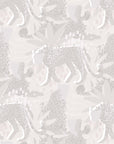 Spot Tropical Wallpaper with Leopards and Leaves