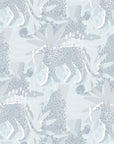 Spot Tropical Wallpaper with Leopards and Leaves