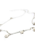 Spring Collection Silver Pearl Necklace – Handcrafted by Agnes Veski by Agnes Veski Jewellery at www.brixbailey.com