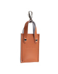 Mini tote bag charm - Burnt Orange