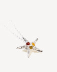 Amber Starfish Necklace