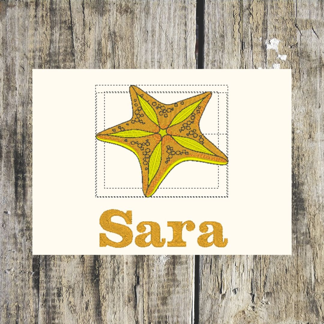 Starfish Personalised Towels