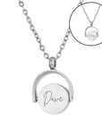 Custom Engraved Spinner Necklace