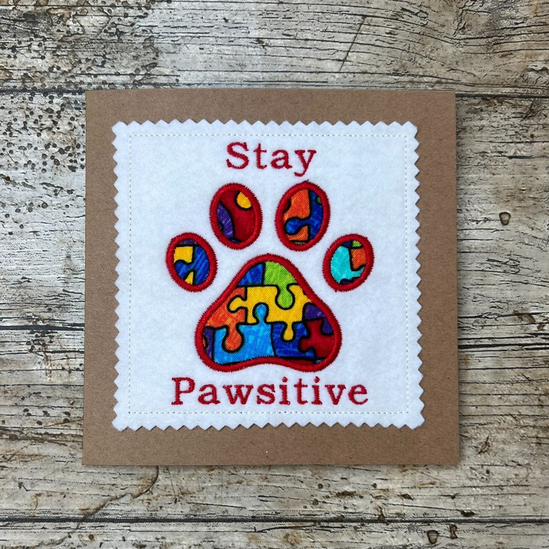 Stay Pawsitive Card