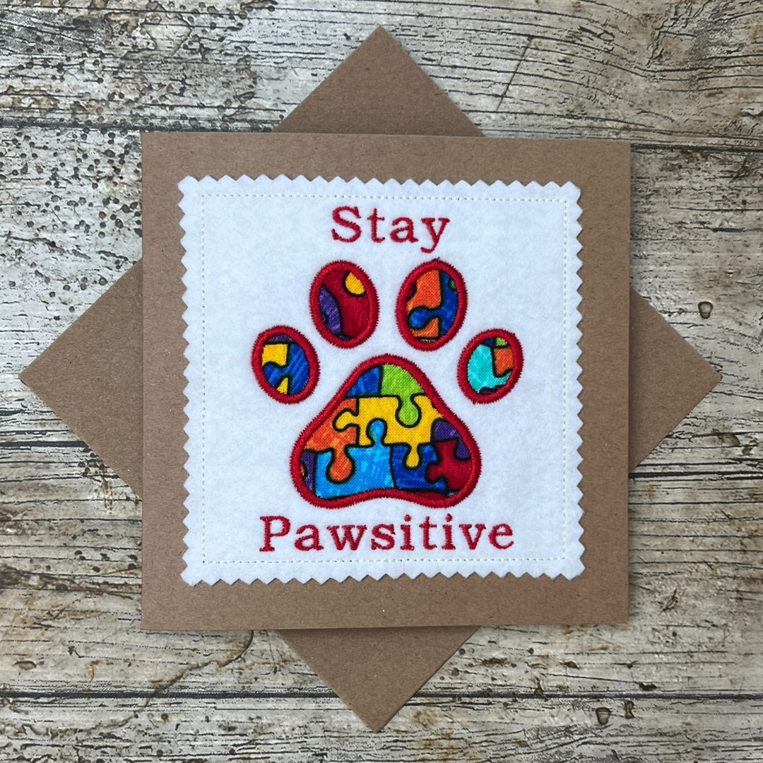 Stay Pawsitive Card