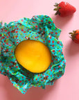 *Set of 3 Handmade Beeswax Wraps | Bees & Cherries