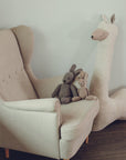 Giant Plush Alpaca Toy Beige