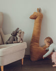 Handmade Giant Super Soft Alpaca Toy - Comfy Pillow & Stylish Room Decor by Kai aš mažas buvau at www.brixbailey.com
