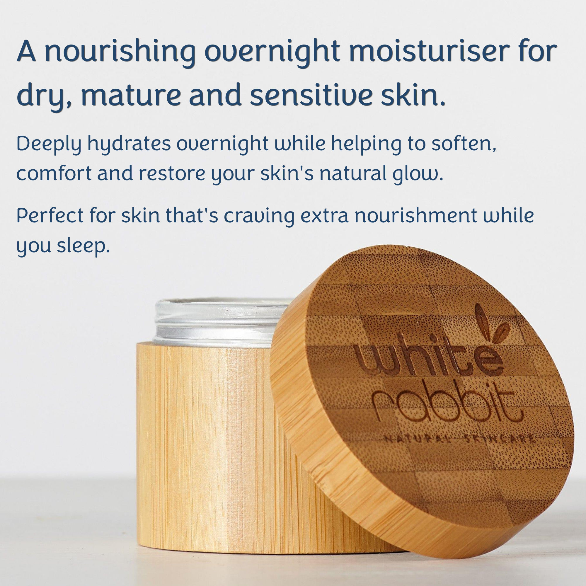 Rose &amp; Orange Night Cream | Nourishing Moisturiser for Dry &amp; Sensitive Skin