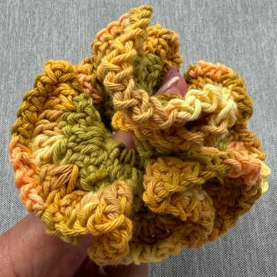 Crochet Collective Summer Floral Handmade Scrunchie