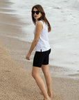 Supima Cotton High Neck Tank Top