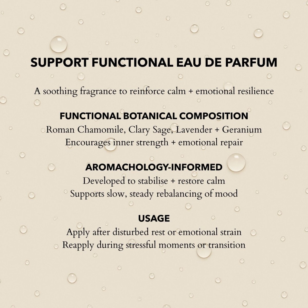 Support Eau de Parfum | Protective, herbaceous &amp; restorative