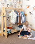 Toddlers Clothing Rack with Hangers Version Two