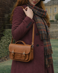 Leather Midi Satchel - Tannery Tan