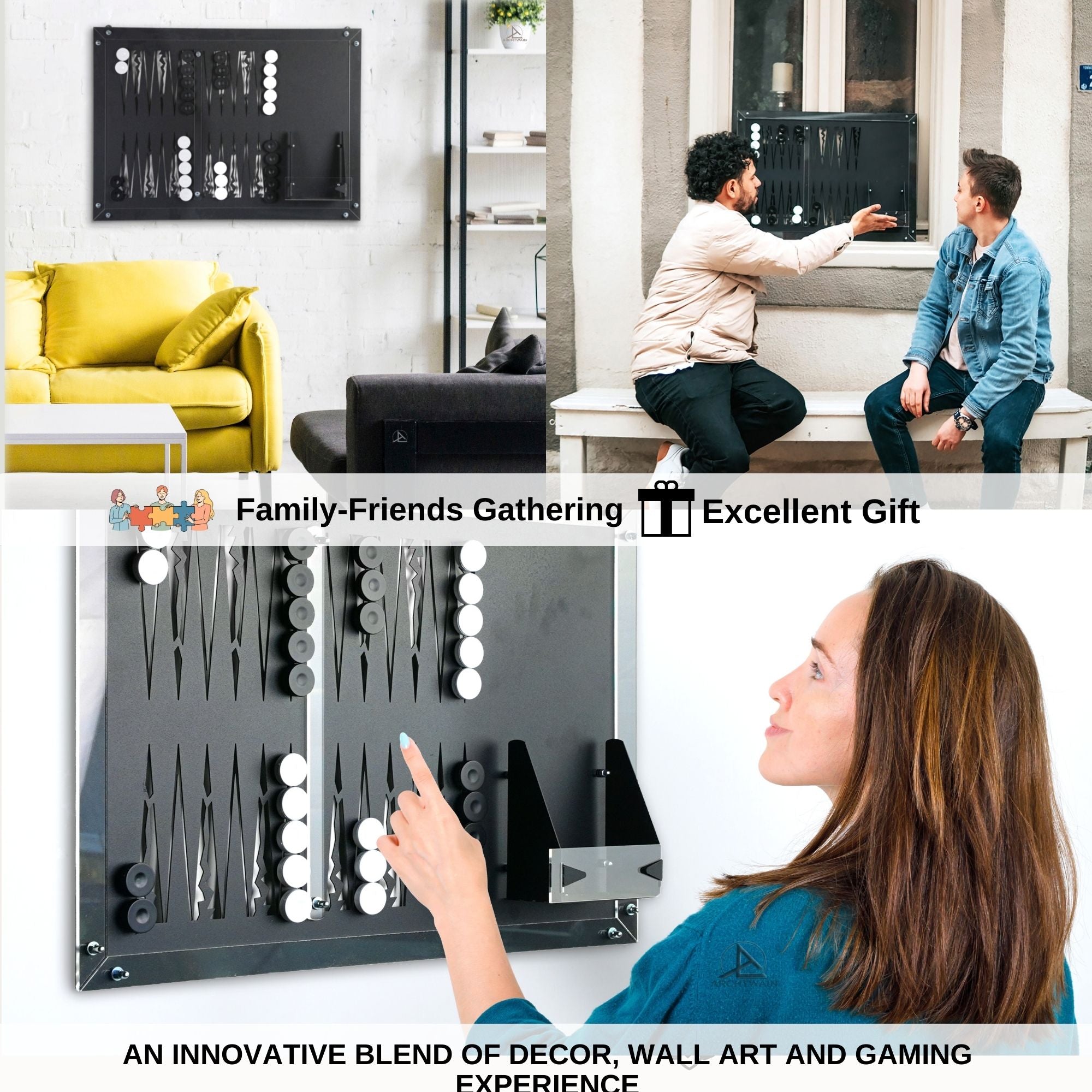 Backgammon Wall Game